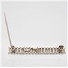 Image 3 : An 18K Gold & Diamond Bar Pin