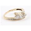 Image 3 : A Pair, 14K Gold & Diamond Rings