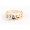 Image 7 : A Pair, 14K Gold & Diamond Rings