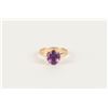 Image 7 : A 14K & Amethyst Ring
