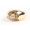 Image 2 : A 10-14k Gold & Diamond Ring