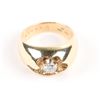 Image 4 : A 10-14k Gold & Diamond Ring