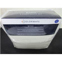 New KING 4 piece Sheet set