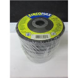 New Flap Disks ZircoMax high density 4 1/2" ZA80 / Huge Value