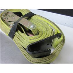 2 inch Ratchet Straps with J Hooks / good condition