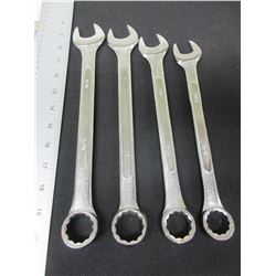 4 New Large Wrenches / 13/16 - 7/8 - 15/16 - 1 inch