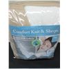 Image 1 : New Full Heated Blanket Comfort Knit & Sherpa / machine wash/dry/ 10