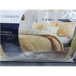 New QUEEN 5 piece Comforter Set