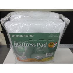 New QUEEN Automatic Heated Mattress Pad with 2 controllers auto shut off