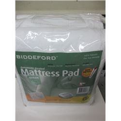 New QUEEN Automatic Heated Mattress Pad with 2 controllers auto shut off