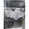 Image 1 : New QUEEN 5 piece Comforter Set / cotton rich easy care
