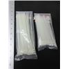 Image 1 : 2 New Packs of 100 Cable/Zipties / 8 inch and 6 inch