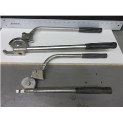 2 Sets of Pipe Benders 1 large 1 small