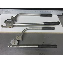 2 Sets of Pipe Benders 1 large 1 small