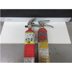 2 Fire Extinguishers 2  1/2 lb each