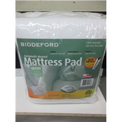 New QUEEN Automatic Heated Mattress Pad with 2 controllers auto shut off