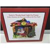Image 1 : Santa's Wonderland Light up Picture Frame  4 x 6 picture