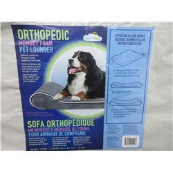 New Dog Bed Orthopedic Memory Foam Pet Lounger 36 x 24 x 5" thick