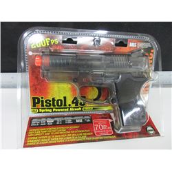New Air Soft .45 cal Pistol / 200fps high capacity Mag 70bb's
