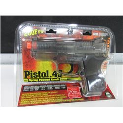 New Air Soft .45 cal Pistol / 200fps high capacity Mag 70bb's