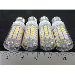 4 New 69 LED Cobb Lightbulbs / warm white / great for livingroom/bedroom