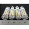 Image 1 : 4 New 69 LED Cobb Lightbulbs / warm white / great for livingroom/bedroom