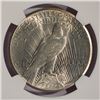 Image 4 : 1927 $1 Peace Silver Dollar Coin NGC MS64