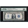 1934 $1 Silver Certificate PMG 64