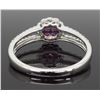Image 4 : 14KT White Gold Ruby and Diamond Ring