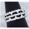 Image 9 : 18KT White Gold 1.25ctw Diamond Ring