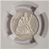 Image 3 : 1876 Seated Liberty Dime NGC MS61