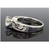 Image 6 : 18KT Two Tone Gold 1.07ctw GIA Cert Diamond Ring