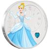 Image 4 : 2018 $2 Disney Cinderella with Gemstone Silver Niue Coin