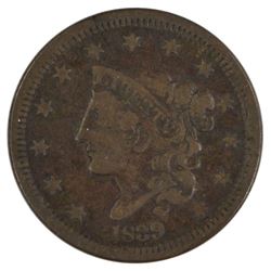 1839 Coronet Large Cent Coin