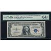 Image 1 : 1935A $1 Experimental Silver Certificate PMG 64EPQ
