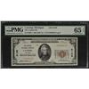 Image 1 : 1929 $20 National Bank of Lansing Michigan Note PMG 65EPQ