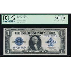 1923 $1 Silver Certificate PCGS 64PPQ