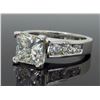 Image 3 : Platinum 2.01ct GIA Cert Diamond Ring