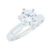 Image 2 : 14KT White Gold 0.90ct GIA Cert Diamond Ring