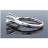 Image 4 : 14KT White Gold 0.90ct GIA Cert Diamond Ring