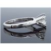 Image 5 : 14KT White Gold 0.90ct GIA Cert Diamond Ring