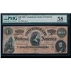 Image 1 : 1864 $100 Confederate States of America Note PMG 58EPQ