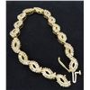 Image 7 : 14KT Yellow Gold 2.08ctw Diamond Bracelet