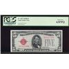 Image 1 : 1928B $5 Legal Tender Note PCGS 63PPQ