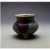 Image 1 : “Jun” Kiln Purple-Red-Splashed Incense Burner with Three Foot.
