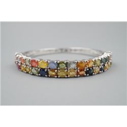 Multi Gemstones Inlay Bracelet