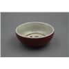 Image 1 : A Small "Fu" Bowl with Inner in Celedon-Glazed Color and External in Red-Glazed Color.
