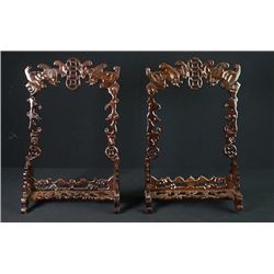 Two Rosewood Frames.