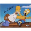 Image 1 : DAN CASTELLANETA SIGNED 8" X 10" SIMPSONS PRINT (BECKETT COA)