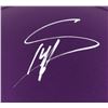 Image 2 : Stefon Diggs Signed Vikings Custom Matte Purple Full-Size Helmet (JSA COA)